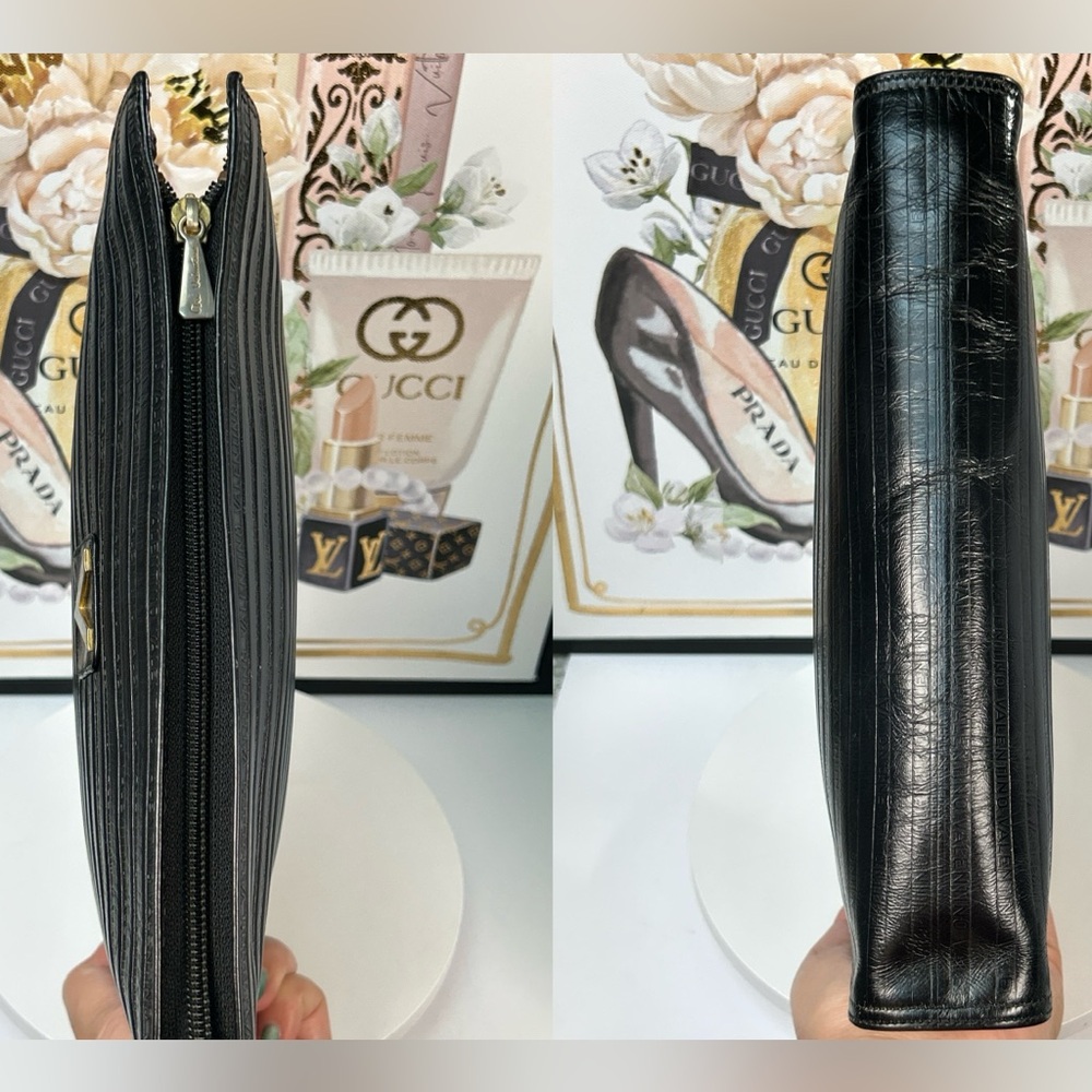 Mario Valentino Leather Large Business Bag 😍🖤 - Picture 12 of 17